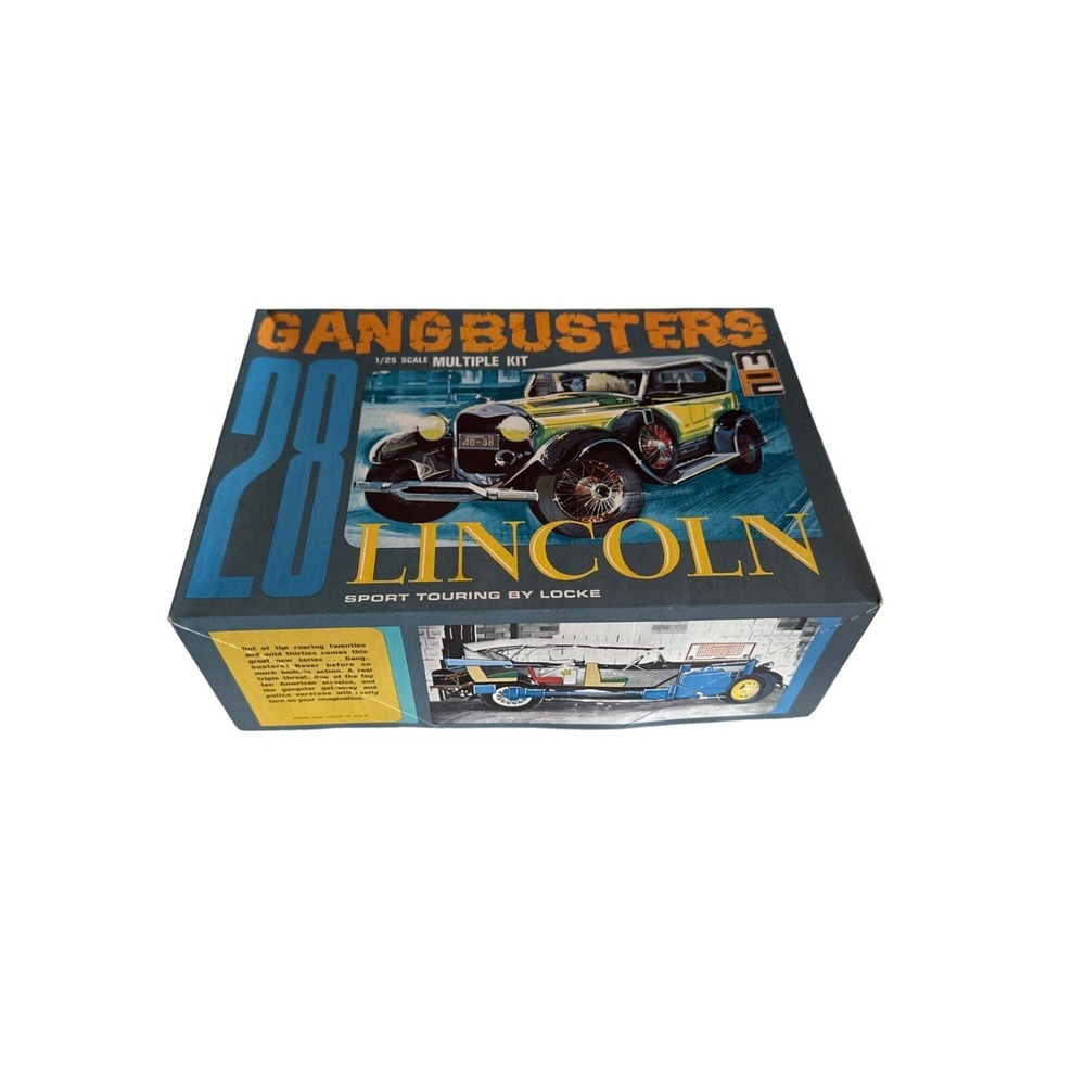 Gangbusters 28 Lincoln Model Kit By MPC